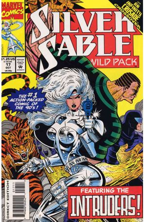 Silver Sable 17 published by Marvel with cover art by Steven Butler