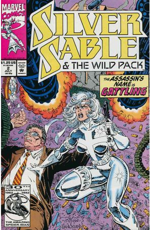Silver Sable 2 published by Marvel with cover art by Steven Butler