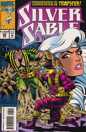 Silver Sable 26 published by Marvel with cover art by Steven Butler