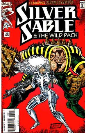 Silver Sable 32 published by Marvel with cover art by Steven Butler