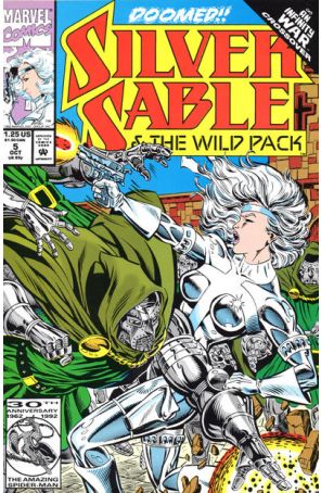 Silver Sable 5 published by Marvel with cover art by Steven Butler