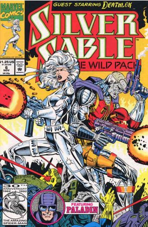 Silver Sable 6 published by Marvel with cover art by Steven Butler