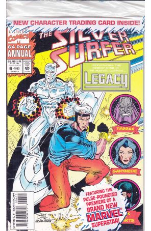 Silver Surfer (Vol. 3) Annual 6 (with card) published by Marvel with cover art by Ron Lim