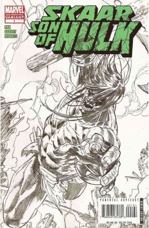 Skaar: Son of Hulk 1 (3rd) published by Marvel with cover art by Ron Garney