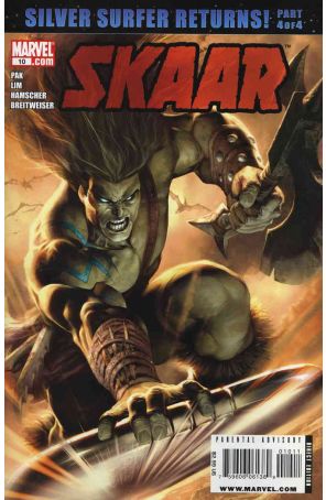 Skaar: Son of Hulk 10 published by Marvel with cover art by Alex Garner