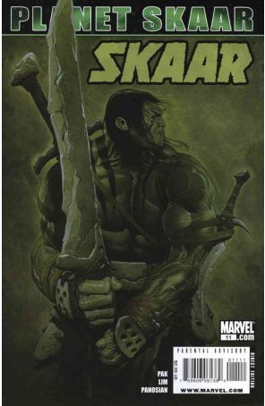 Skaar: Son of Hulk 11 published by Marvel with cover art by Travis Charest