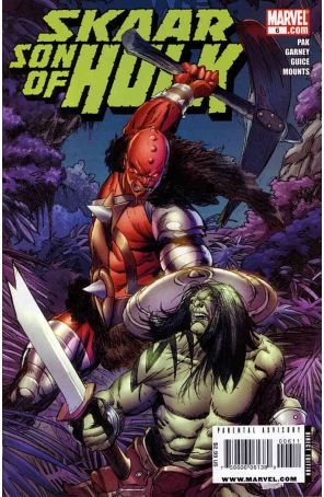 Skaar: Son of Hulk 6 published by Marvel with cover art by Ron Garney