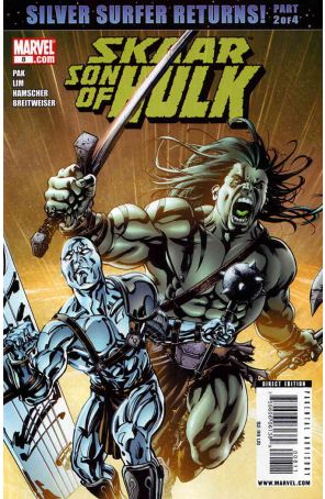 Skaar: Son of Hulk 8 published by Marvel with cover art by David Yardin