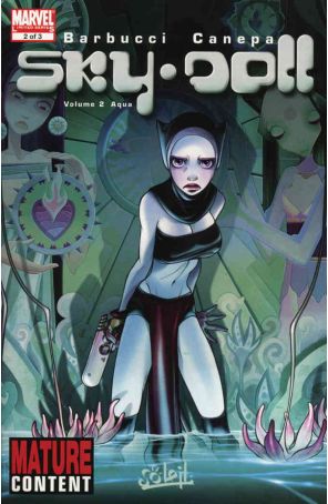 Sky Doll 2 published by Marvel with cover art by Alessandro Barbucci and Barbara Canepa