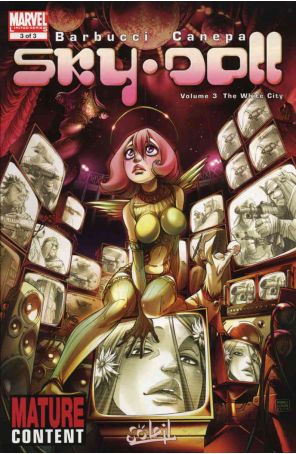 Sky Doll 3 published by Marvel with cover art by Alessandro Barbucci and Barbara Canepa