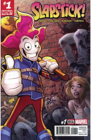 Slapstick (2nd Series) 1 published by Marvel with cover art by David Nakayama