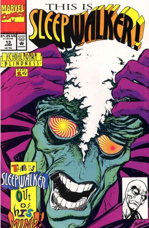Sleepwalker 13 published by Marvel with cover art by Bret Blevins