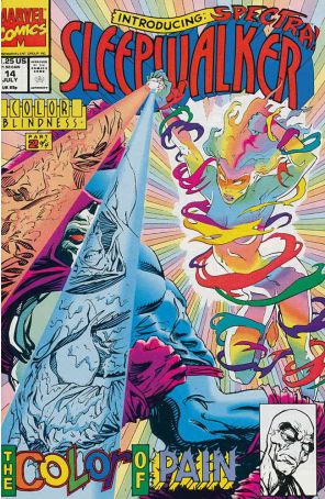 Sleepwalker 14 published by Marvel with cover art by Bret Blevins