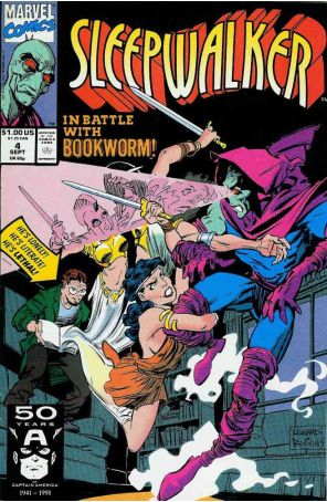 Sleepwalker 4 published by Marvel with cover art by Rick Leonardi