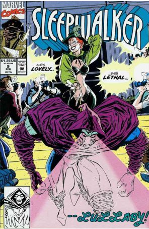 Sleepwalker 9 published by Marvel with cover art by Bret Blevins