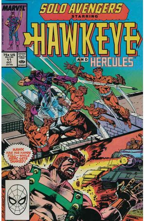 Solo Avengers 11 published by Marvel with cover art by Bob Layton