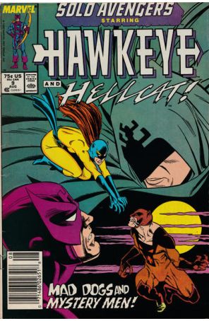 Solo Avengers 9 (Newsstand) published by Marvel with cover art by Mark D. Bright