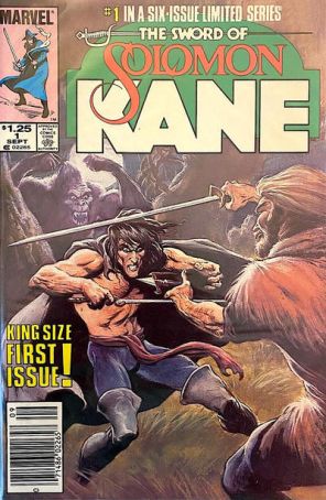 Solomon Kane 1 (Newsstand) published by Marvel with cover art by Bret Blevins