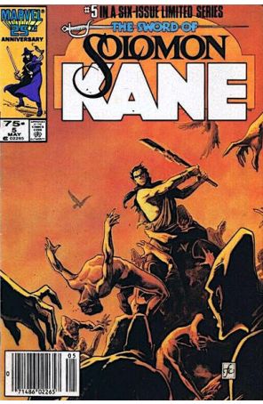 Solomon Kane 5 (Newsstand) published by Marvel with cover art by Frank Cirocco