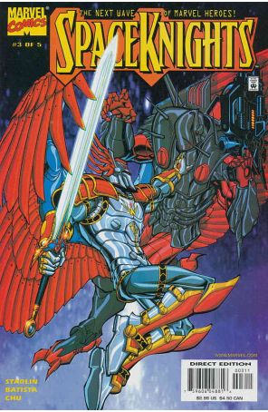 Spaceknights 3 published by Marvel with cover art by Chris Batista