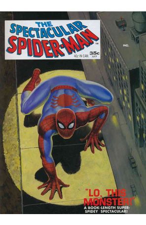 Spectacular Spider-Man (Magazine) 1 published by Marvel with cover art by Harry Rosenbaum
