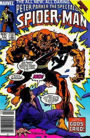 Spectacular Spider-Man (Canadian Edition) 111 published by Marvel with cover art by Rich Buckler