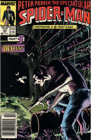 The Spectacular Spider-Man 131 (Newsstand) published by Marvel with cover art by Mike Zeck