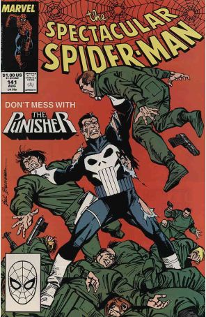 The Spectacular Spider-Man 141 published by Marvel with cover art by Sal Buscema