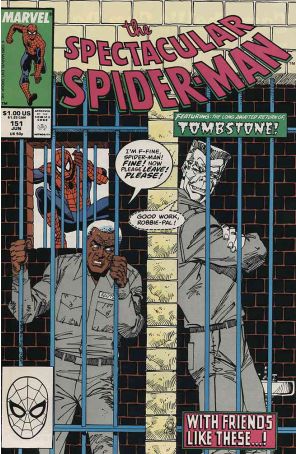 The Spectacular Spider-Man 151 published by Marvel with cover art by Sal Buscema