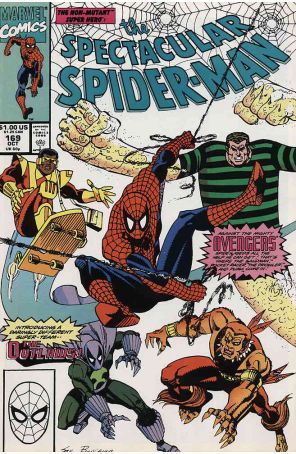 The Spectacular Spider-Man 169 published by Marvel with cover art by Sal Buscema