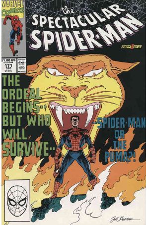 The Spectacular Spider-Man 171 published by Marvel with cover art by Sal Buscema