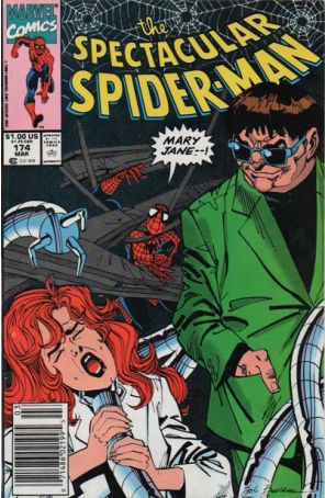 The Spectacular Spider-Man 174 (Newsstand) published by Marvel with cover art by Sal Buscema