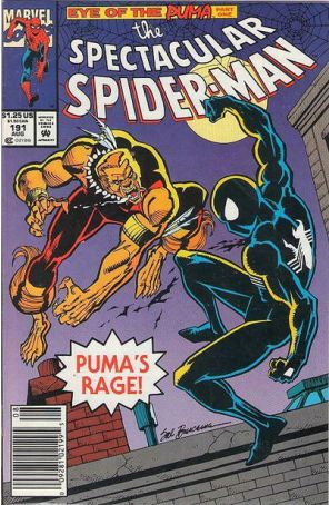 The Spectacular Spider-Man 191 (Newsstand) published by Marvel with cover art by Sal Buscema