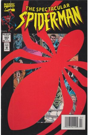 The Spectacular Spider-Man 223 (Newsstand) published by Marvel with cover art by Sal Buscema