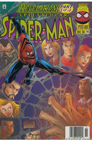 The Spectacular Spider-Man 240 (Newsstand) published by Marvel with cover art by Luke Ross