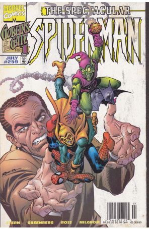 The Spectacular Spider-Man 259 (Newsstand) published by Marvel with cover art by John Romita