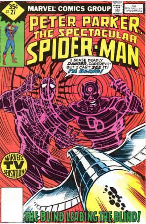The Spectacular Spider-Man 27A published by Marvel with cover art by Dave Cockrum