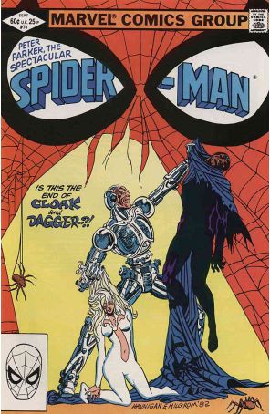 The Spectacular Spider-Man 70 published by Marvel with cover art by Ed Hannigan