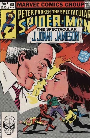 The Spectacular Spider-Man 80 published by Marvel with cover art by John Romita Jr.