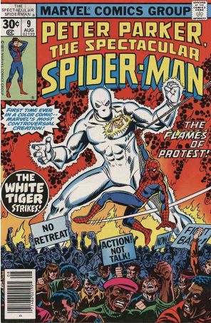 The Spectacular Spider-Man 9 published by Marvel with cover art by George Pérez