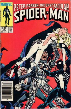 The Spectacular Spider-Man 95 (Newsstand) published by Marvel with cover art by Al Milgrom