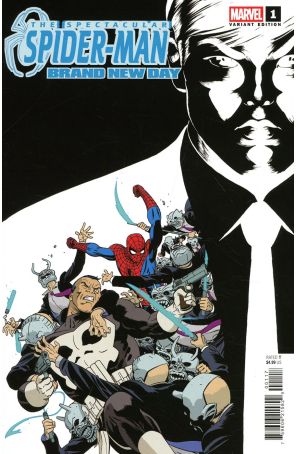 Spectacular Spider-Man: Brand New Day 1G published by Marvel with cover art by Marcos Martin