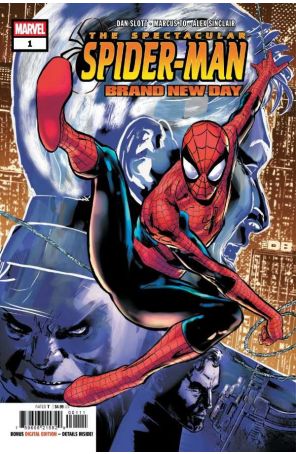 Spectacular Spider-Man: Brand New Day 1 published by Marvel with cover art by Phil Jimenez