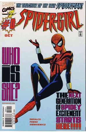 Spider-Girl 0 published by Marvel with cover art by Ron Frenz