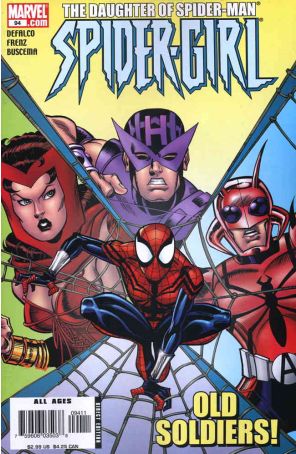 Spider-Girl 94 published by Marvel with cover art by Ron Frenz