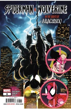 Spider-Man And Wolverine (2nd Series) 8 published by Marvel with cover art by Kaare Andrews