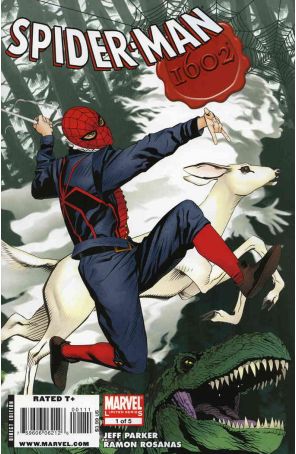 Spider-Man 1602 1 published by Marvel with cover art by Michael Golden