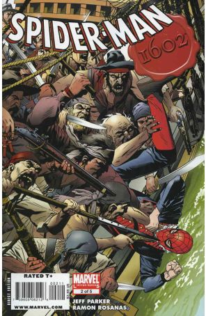 Spider-Man 1602 2 published by Marvel with cover art by Michael Golden