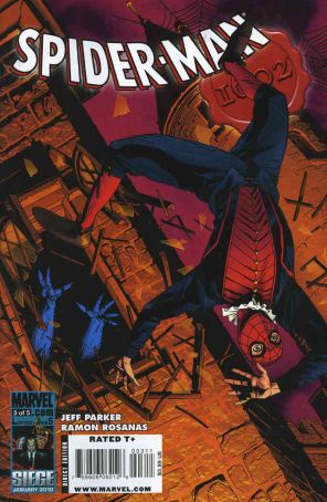 Spider-Man 1602 3 published by Marvel with cover art by Michael Golden