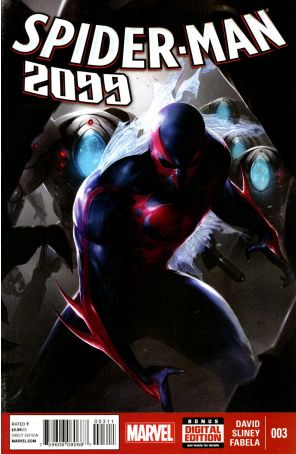 Spider-Man 2099 (2nd Series) 3 published by Marvel with cover art by Francesco Mattina